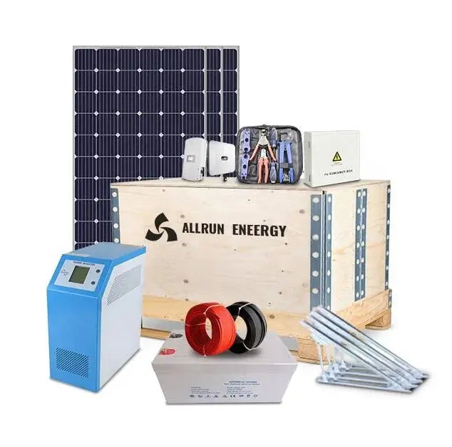 Roof Ground Mounting 5000W 5KW Solar Panel Power Generator 20KW 10000W 10KW off Grid Solar System Complete Kit PRIME RJ SOLAR PH