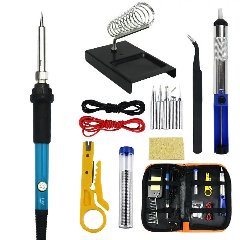 Portable 60W Repair Digital Display Solder Irons Tools Set Adjustable Temperature Rework Welding Electric Soldering Irons Kit