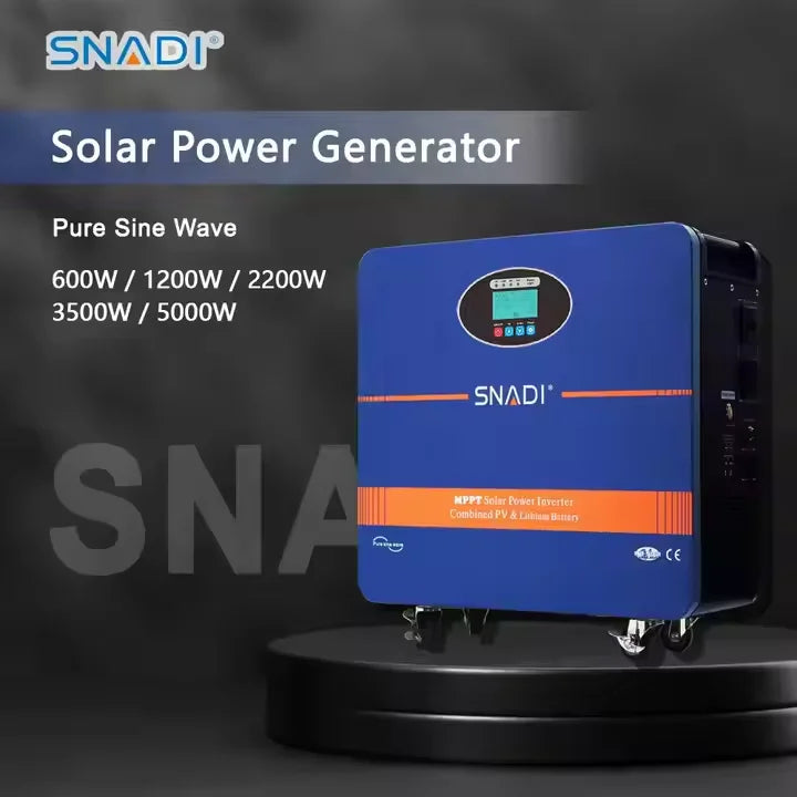 2200W 2.56KWh Lithium Camping Power Station 25.6v  DC to AC Backup Portable Solar Power System PRIME RJ SOLAR PH