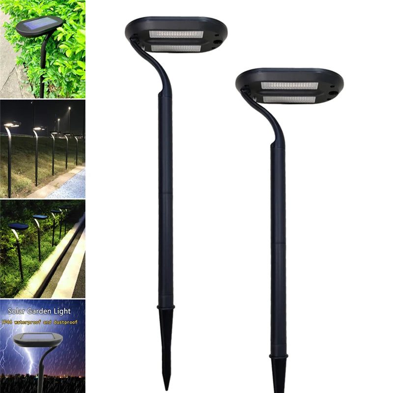 KPSUN 2-Pack LED Solar Garden Lights Outdoor Waterproof Landscape Lighting Pathway Patio Yard Lawn Decoration CE RoHS 1-Year Warranty