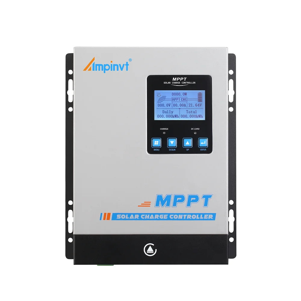 Ampinvt MPPT Solar Charge Controller 12V 24V 36V 48V 40A 60A 80A for Solar Panel System and Lifepo4 Battery