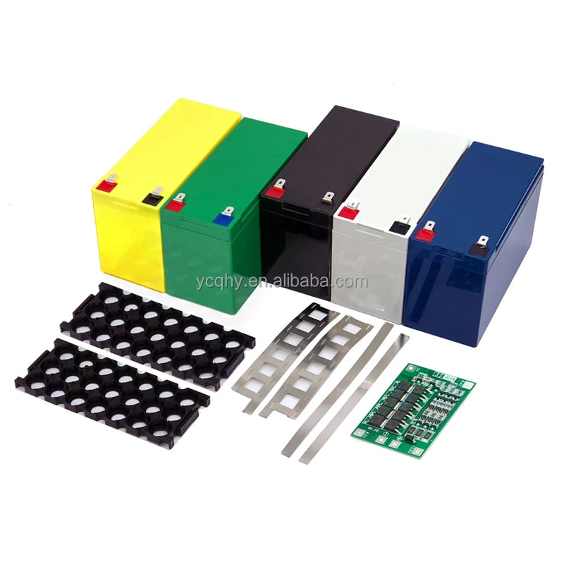 Full Set 12v 7ah Battery case with 3s40a Diy 12 Volt 7ah Lithium Empty Battery Box Plastic PRIME RJ SOLAR PH