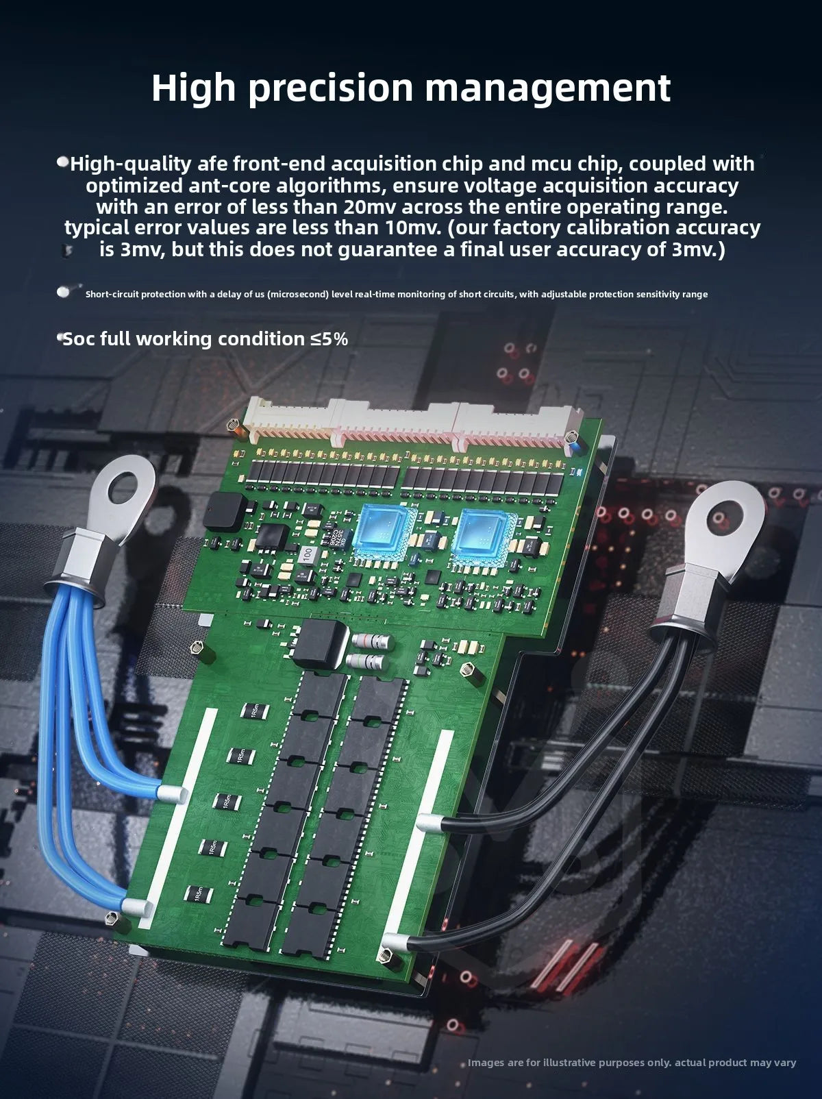 Electric Scooter 7-24S 48V/72V Ant BMS 500A 300A Dedicated Lithium Battery Protection Board Ternary PCB BMS Product PCB PCBA