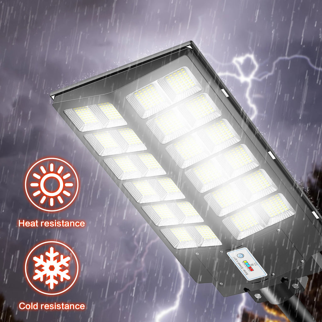 HYKENTE BC024 High Power Solar Street Light Adjustable Brightness Motion Sensor Remote Control Engineering Wholesale RoHS CE 3-Year Warranty US Warehouse