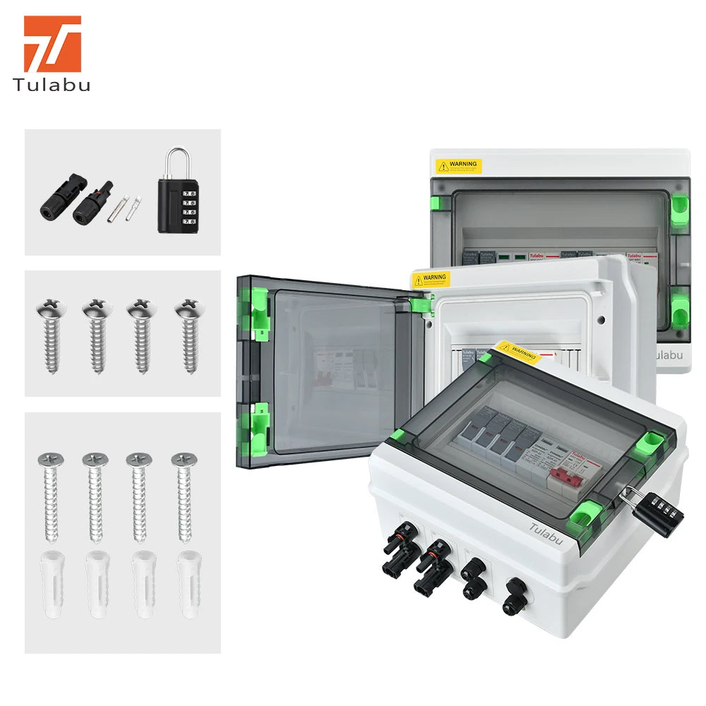 Efficient DC500V 1IN 1 Out Photovoltaic Combiner Box for Solar Power Systems Power Distribution Equipment
