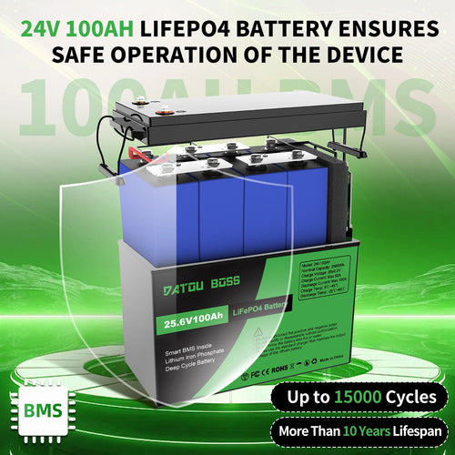 12V 24V Energy Storage LifePo4 Battery 100Ah 200Ah 300Ah 150Ah Lithium Ion Batteries Pack LifePo4 Battery With Smart BMS for RV PRIME RJ SOLAR PH