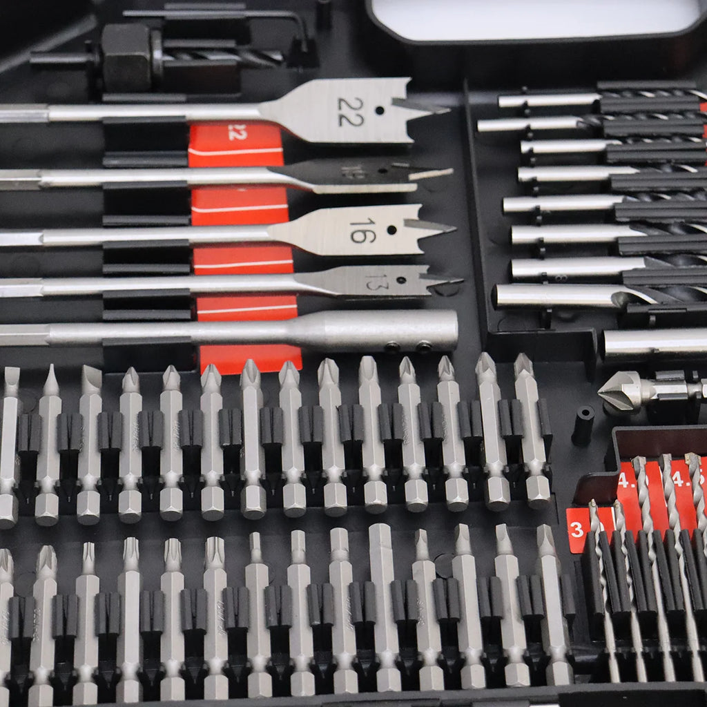 Multifunction 246Pcs Drill Bit Set Wood Metal Concrete Power Tools Kit Electric Drill Hand Tools 1 Set OEM