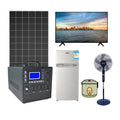 Portable 2000W All-in-One Solar Generator Kit Lithium Battery System for Home Use
