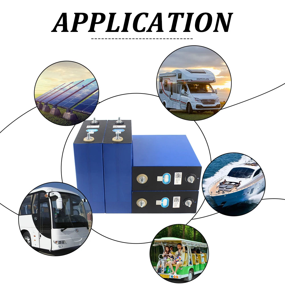 4-16 PCS CATL 3.2V 314Ah Grade A Lifepo4 Lithium Battery Cell 8000 Cycle Lithium Battery Cell Prismatic For Boats Car EU Stock PRIME RJ SOLAR PH