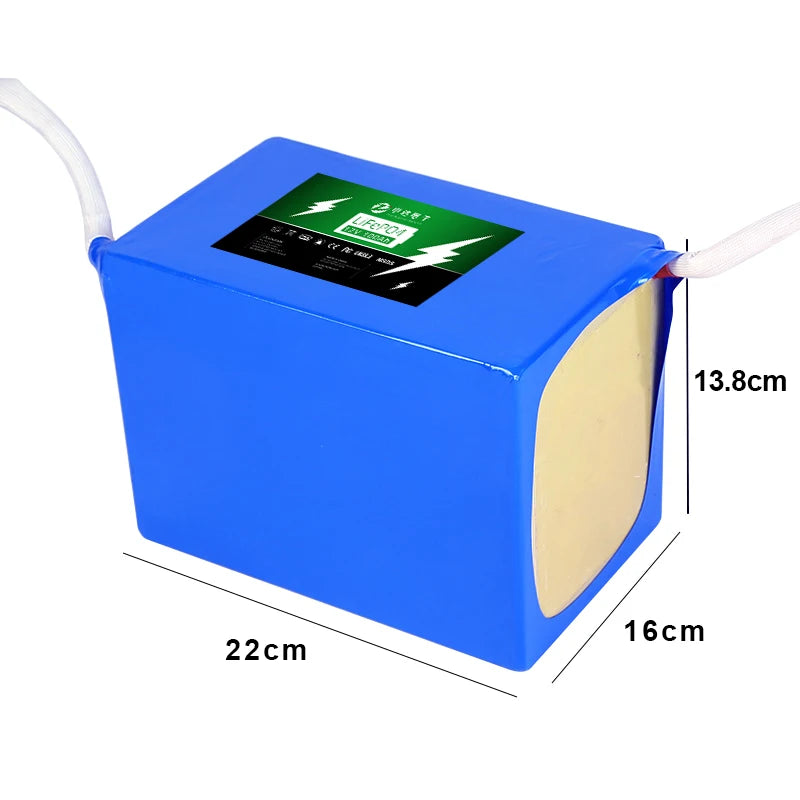 ZD 36V 20AH Li-ion Battery Pack PO4 E-Bike Battery for E-Scooter for Consumer Electronics Home Appliances Safety-Certified
