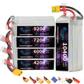 6S 22.2V Lipo Battery 1500mAh 2200mAh 3000mAh 4200mAh 5200mAh 6000mAh 7200mAh 8500mAh 10400mAh for RC Car Boat Airplane Parts