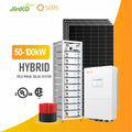 US Jinko Solar Panels Solis Hybrid Solar Panels Energy System 50Kw 60Kw 100Kw 200Kw Complete Kit Solar Power System With Storage PRIME RJ SOLAR PH