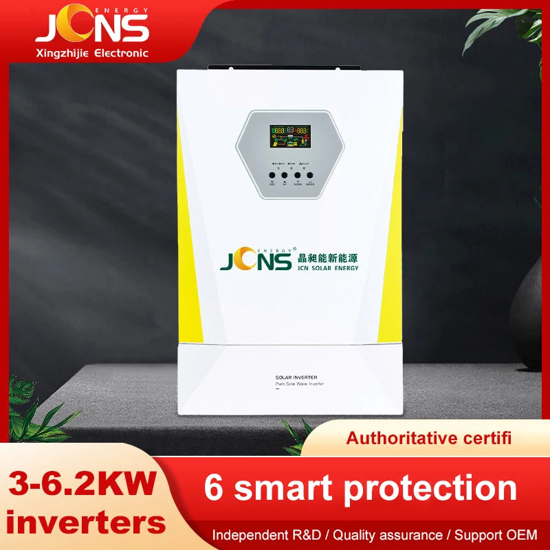 Xingzhijie Portable Inverter Solar Panel Ongrid Off Grid Power Inverter 3000/3600W Jcns Hibrid Solar Inverter 3kw/3.6kw