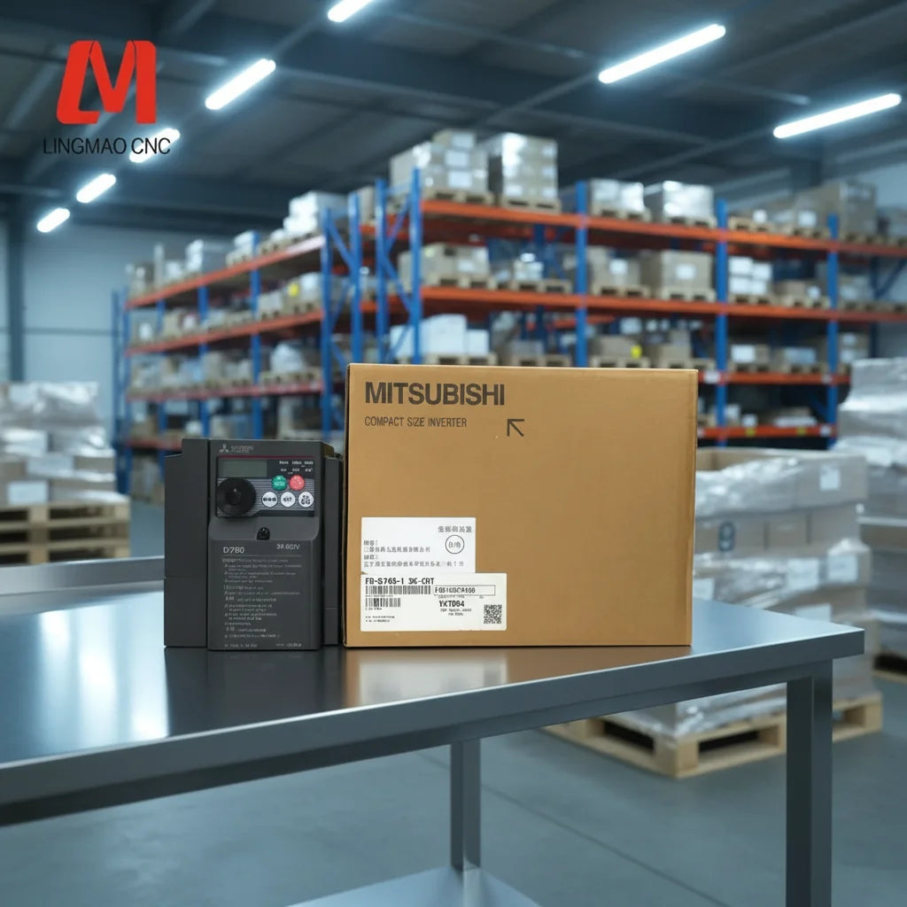 100% New Mitsubishi Frequency Converter FR-E820-3.7K Automation Inverter Plastic Industrial Equipment