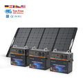 Solar Panel AC DC Charging Power Bank 220V 1000W Lithium LiFePO4 Battery Power Station Built 200AH 230AH 280AH 314AH 12V Battery PRIME RJ SOLAR PH