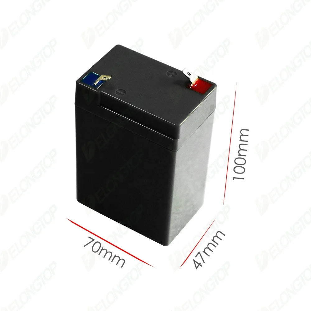 Rechargeable 6v 6ah Lithium Iron Phosphate Battery  Replace Lead-acid  6.4v Batteries