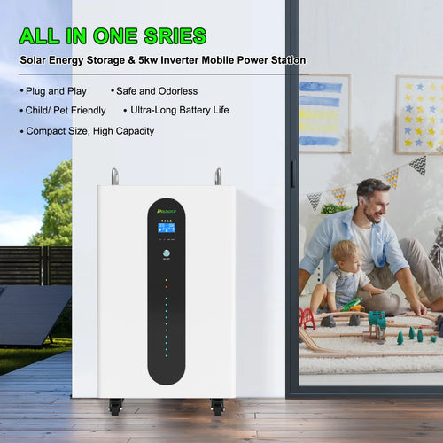 15KWH Best Portable Battery Power Station Some Home Energy Storage Outdoor Emergency  5000W AC 220V Power Bank 51.2V 100AH Pack