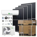 12000BTU Hybrid Solar Air Conditioner Inverter Mini Split Air Conditioner Cooling and Heating Suitable for Home, Hotel, Garage PRIME RJ SOLAR PH