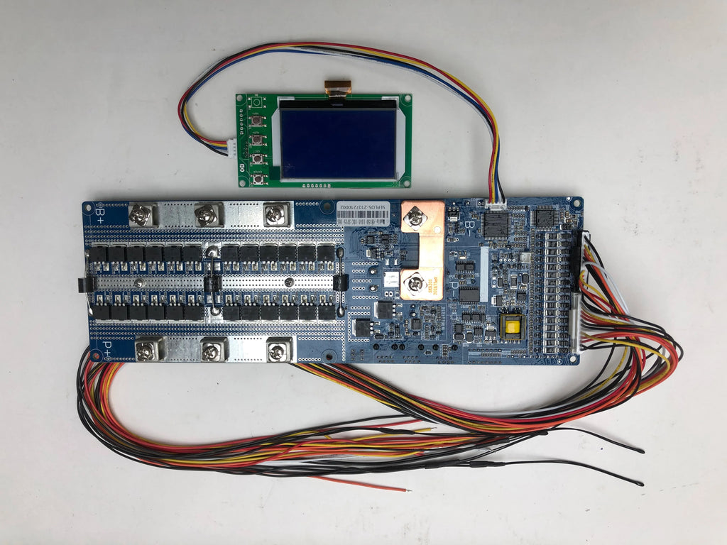 For 24V/48V 50A 16S Smart Solar Lithium Ion Lifepo4 BMS Battery Management System CANBUS/RS485 Communication Cell Temperature