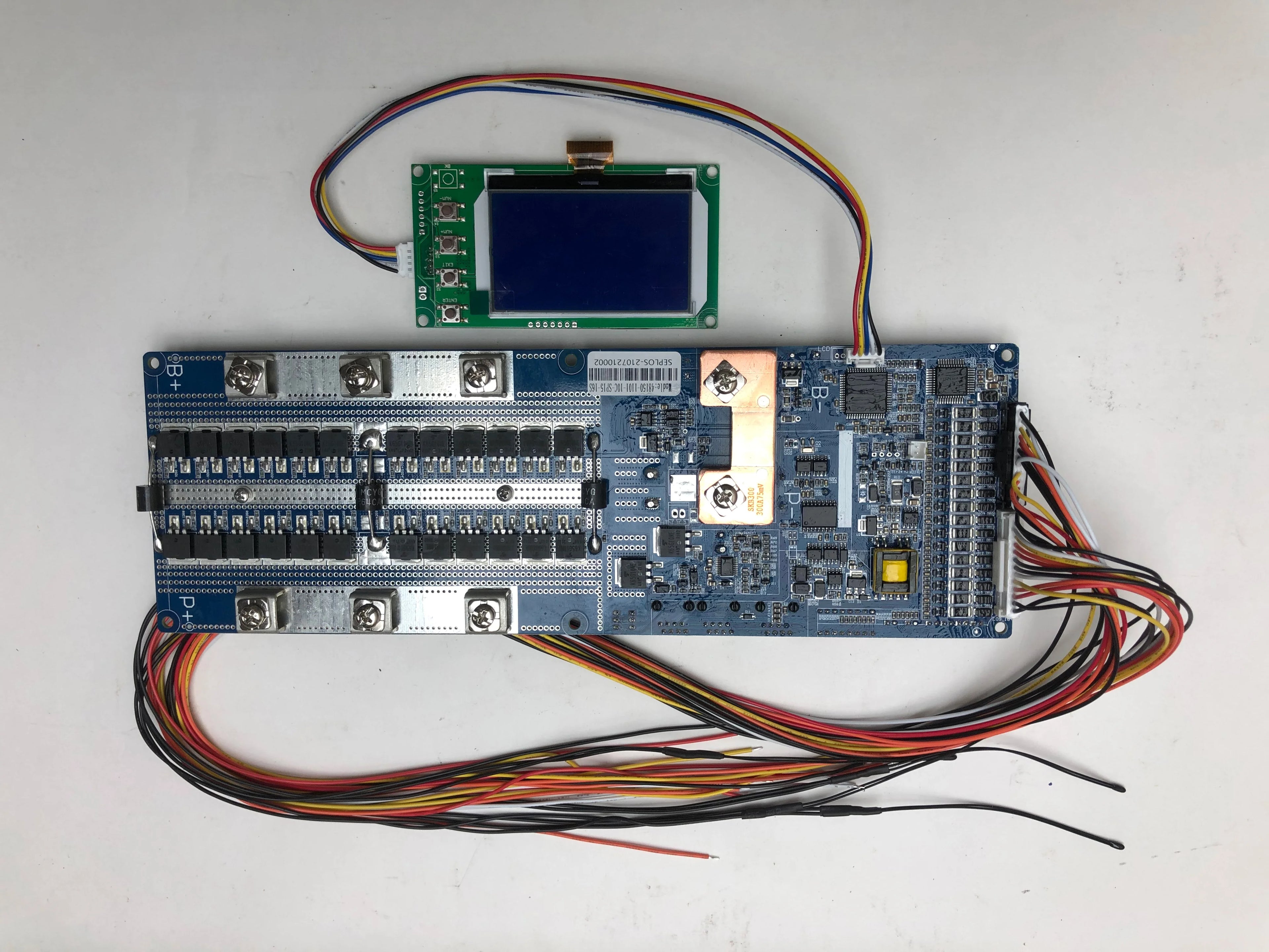 For 24V/48V 50A 16S Smart Solar Lithium Ion Lifepo4 BMS Battery Management System CANBUS/RS485 Communication Cell Temperature