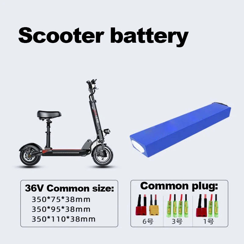 ZD 36V 20AH Li-ion Battery Pack PO4 E-Bike Battery for E-Scooter for Consumer Electronics Home Appliances Safety-Certified