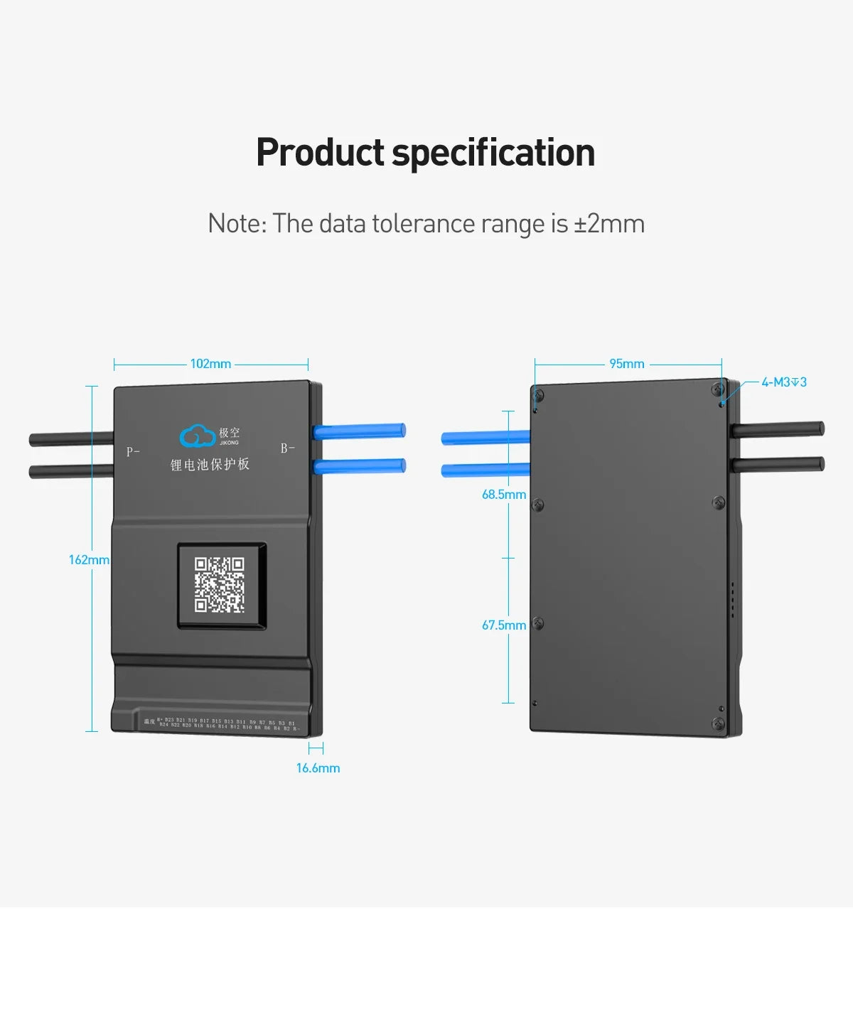 JK-B1A8S20P JK 8S 20S 24S Smart 200A Active Balance 0.6A 1A 2A 12V 24V 36V 48V Battery CE/FCC/RoHS Certified Power/3C Use A544