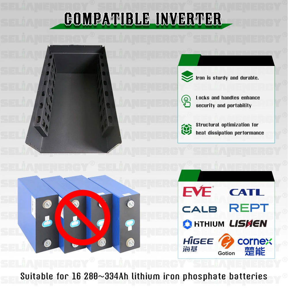 EU Stock DIY Box JK V19 300A BMS 48V 51.2V 314ah 16s Lifepo4 Battery Home Power Energy Storage Accessories for Lifepo4 Cell PRIME RJ SOLAR PH