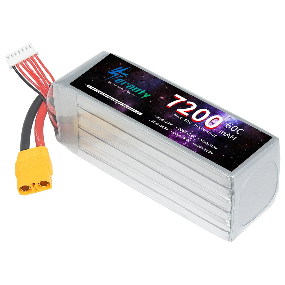 6S 22.2V Lipo Battery 1500mAh 2200mAh 3000mAh 4200mAh 5200mAh 6000mAh 7200mAh 8500mAh 10400mAh for RC Car Boat Airplane Parts PRIME RJ SOLAR PH