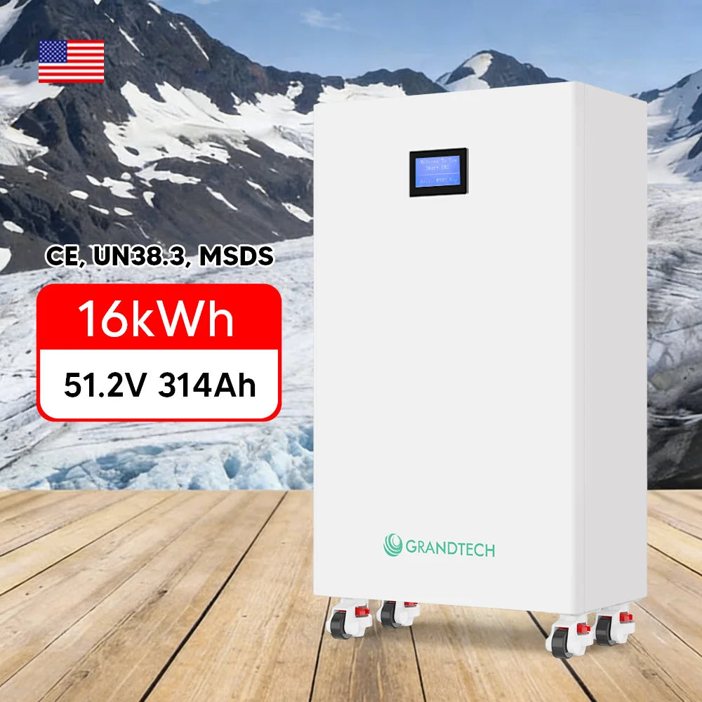 New Energy Solar Energy Storage System 48V Lifepo4 Battery 200Ah 314ah 16Kwh 10Kwh Home Solar Battery Lithium Ion Batteries