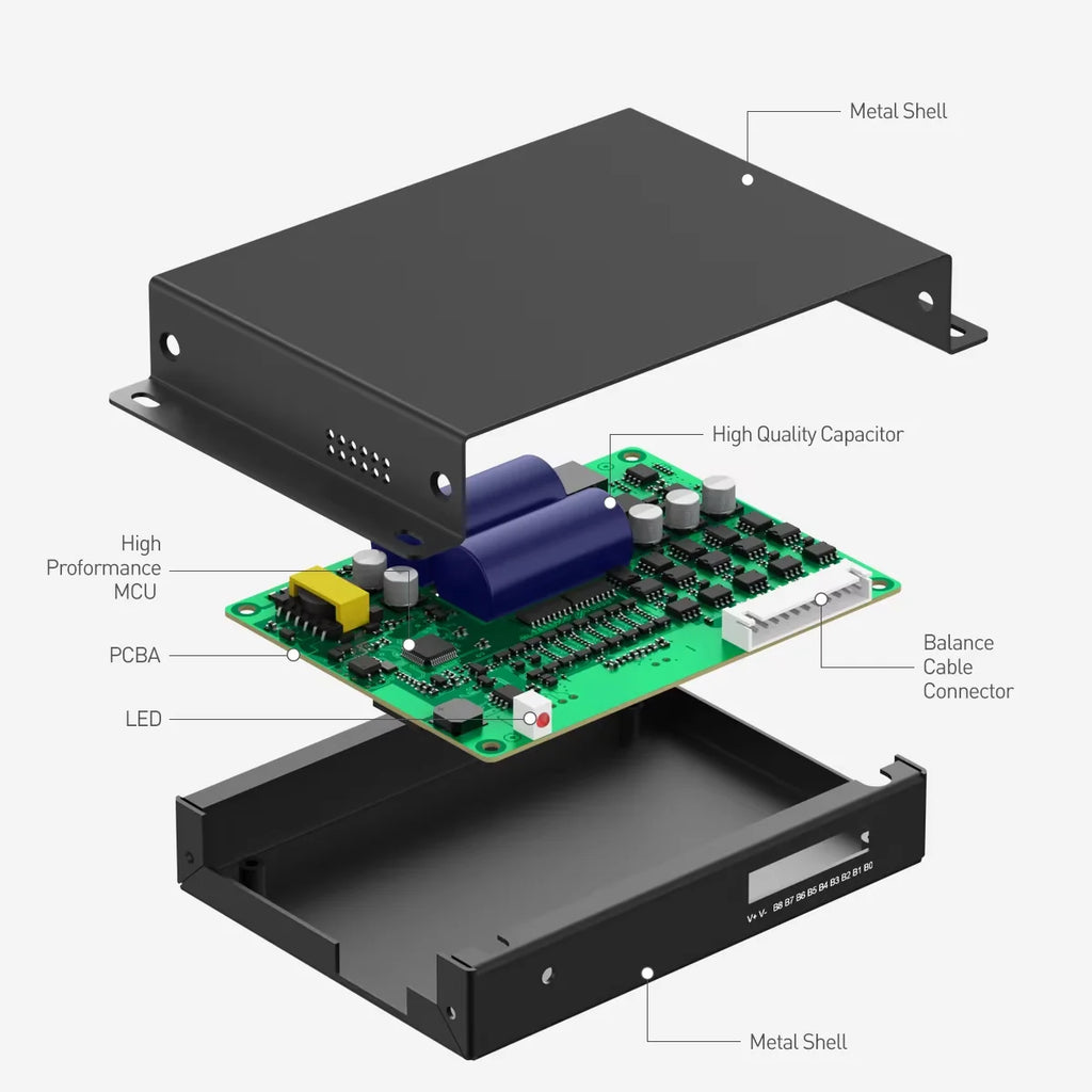 JIKONG 8-24S Equalizer 2A Active Balance Current JK Smart BMS 72V  with CAN Communication