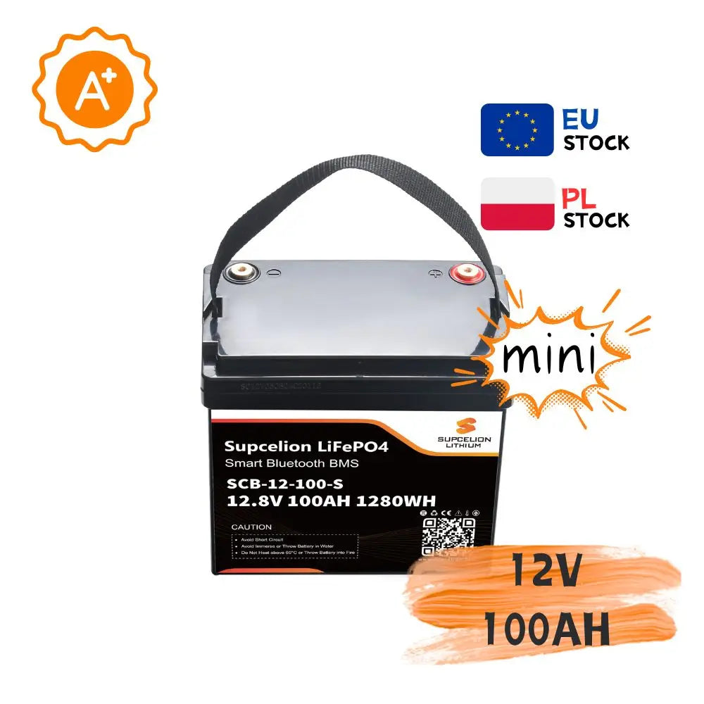 12V100AH PRO LiFePO4 4000-Cycle Li-ion Battery From Jiangxi Shipped Directly to EU Countries with Bluetooth and BM Protection