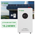 51.2V LiFePO4 Hybrid Grid Home Solar Battery 10kWh 200Ah CAN Communication Wall-Mounted All-In-One with Built-in BMS Protection