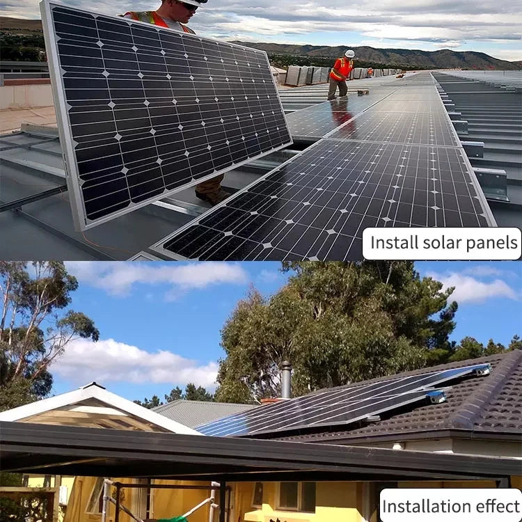 1kw 3kw 5kw 10kw 15kw 20kw 30kw Off-grid Photovoltaic Complete Set Solar Energy off Grid Home Power Systems PRIME RJ SOLAR PH