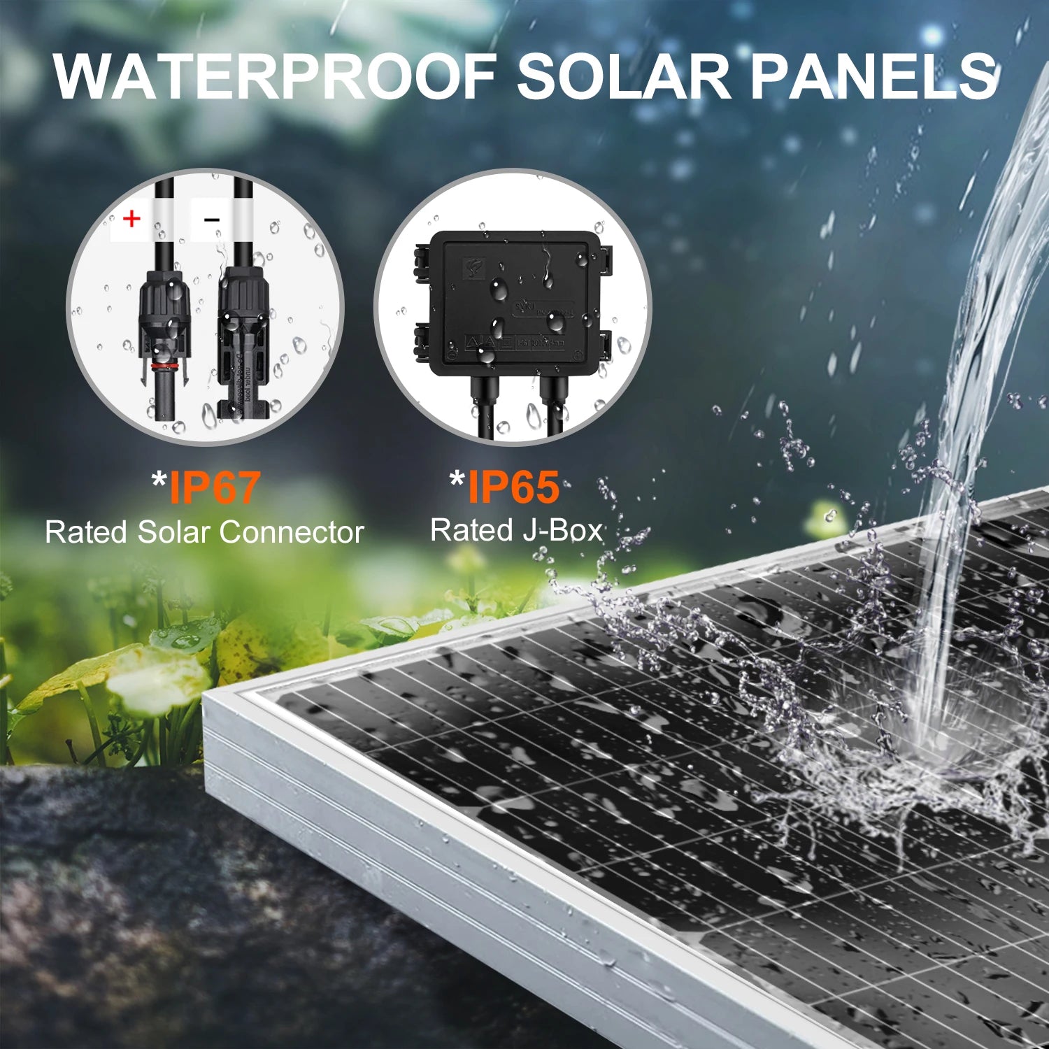 US Stock Free Shipping Dokio Brand Solar Panel 100W Monocrystalline Silicon 18V Celulas Solares Silicio for Battery Charger PRIME RJ SOLAR PH