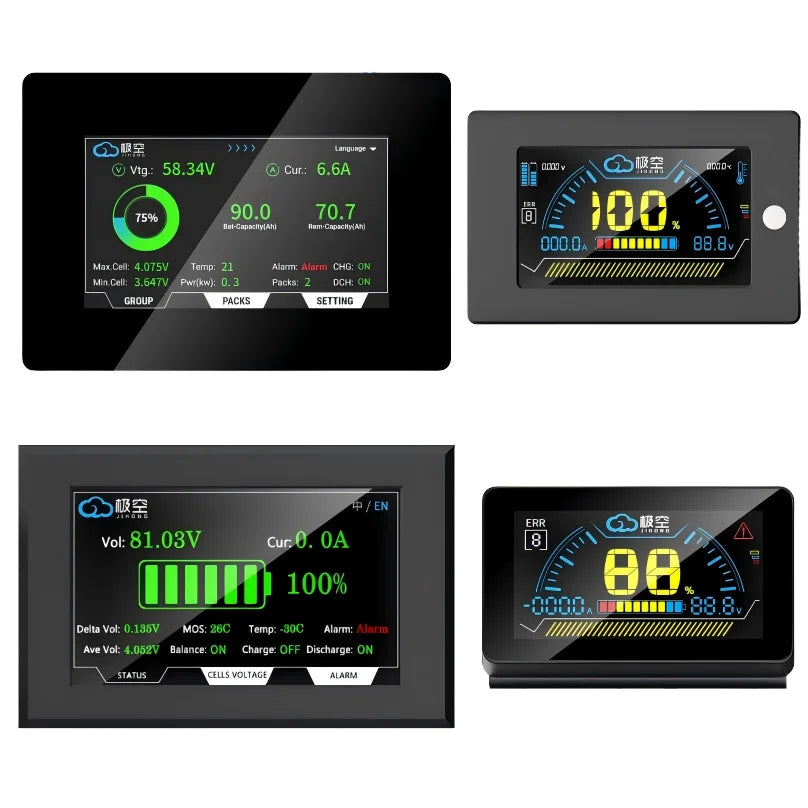 JIKONG JKBMS V15 & V19 4.3 Inch LCD Touch Screen Display PCBA Accessories for BMS Energy Storage System Ubuntu 20.04 64GB RAM