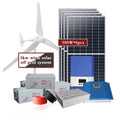 Kenengsen Horizontal Wind Turbine and Solar Panel Hybrid Off-grid Battery Inverter System PRIME RJ SOLAR PH