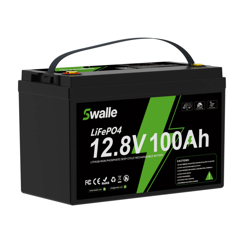 Swalle Bluetooth 12v 24v 48v 51.2v 100ah 200ah 300ah 400ah Boat Car Golf Cart Solar Lithium Ion Phosphate Lifepo4 Battery PRIME RJ SOLAR PH