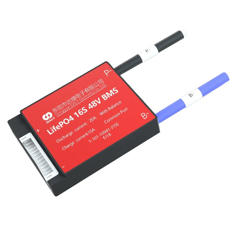Daly bms 20a lifepo4 battery 15s 16s 48V bms