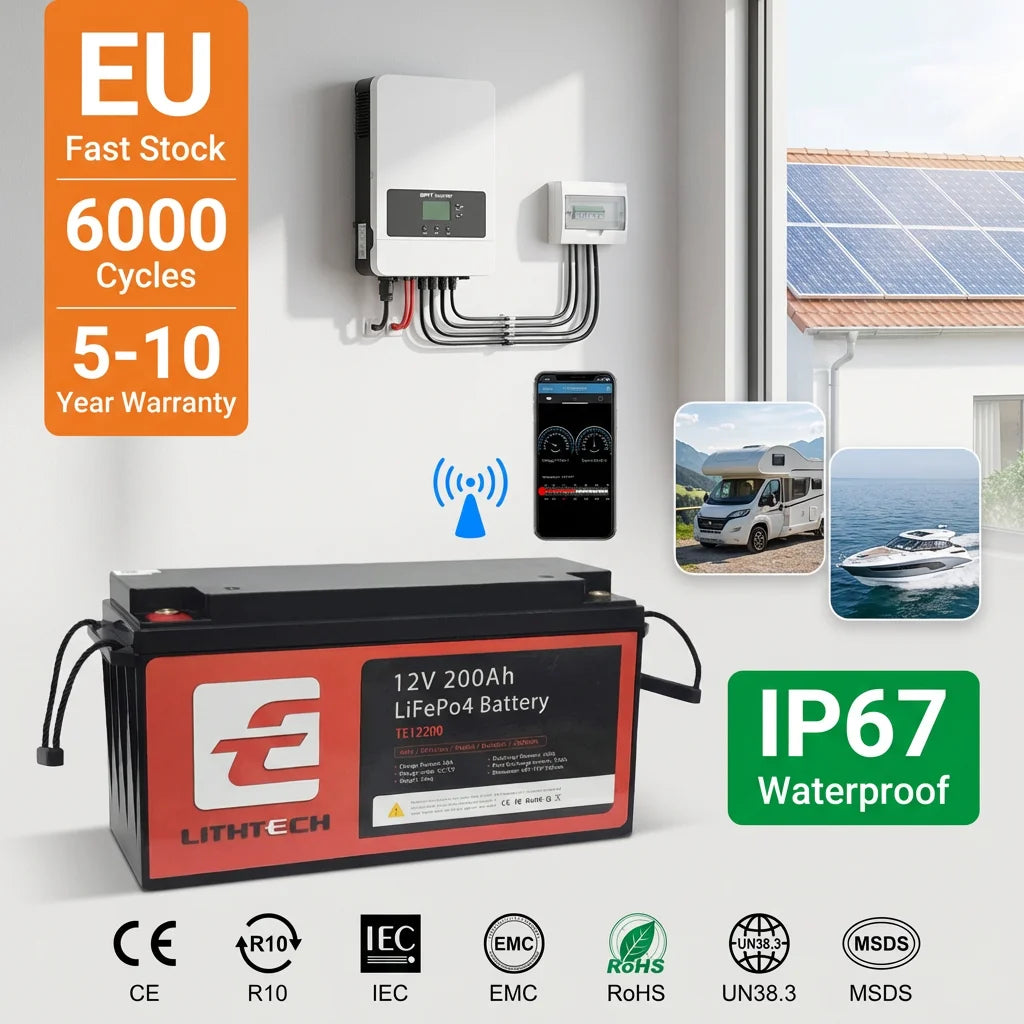 Eu 12V Energy Storage Battery 24V 48V 100ah 200Ah 300Ah 314Ah Lithium Iron Phosphate LifePo4 Battery With 100A 200A 300A BMS PRIME RJ SOLAR PH