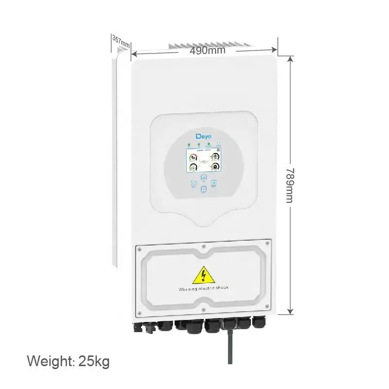10years Warranty Smart App Complete Unit Industrial 6KW 25KW Deye Inverter10kw Solar Energy System Hybrid 5KW Solar Kit for Home PRIME RJ SOLAR PH