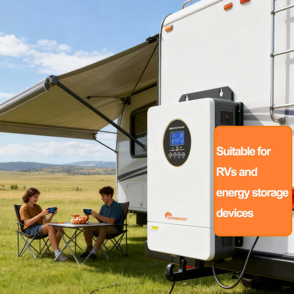 Sunboost US Local Stock 6.2KW RVs Split Phase Inverter 5.5Kw 48V Power Inverter 110V 120V for Energy Storage Integrated Machine