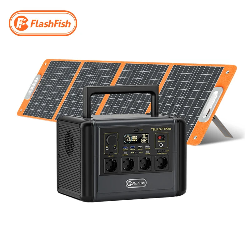Free Shipping Solar Lithium Generator 1200w Powerstation Power Bank Portable Power Station With Jumper Cables