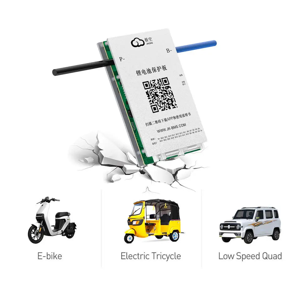 Jikong BD4A8S6P Smart BMS PCBA Active Balancing 60A/120A 20-100V 4-8S LTO LiFePO4 Battery Energy Storage Protection