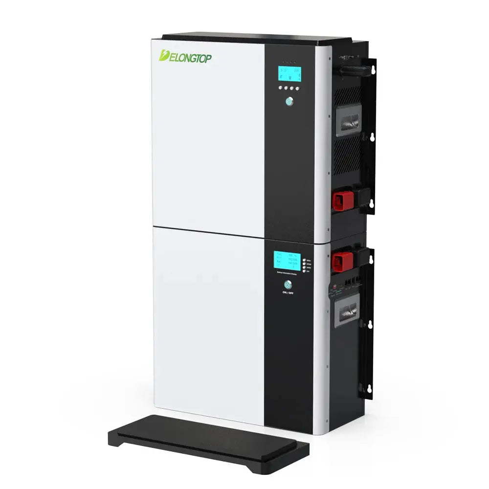 EU Stock Battery Wall Mounted BYD 48V 100Ah 5Kwh 10Kwh 15Kwh Battery Pack All in One Inverter and Battery for Solar Panel System PRIME RJ SOLAR PH