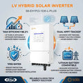 Residential Solar Inverter 3KW 3.6KW 5 KW 6 KW 8 KW 10 KW Single Phase 48V Pure Sine Wave Hybrid Inverter for Home Energy System PRIME RJ SOLAR PH