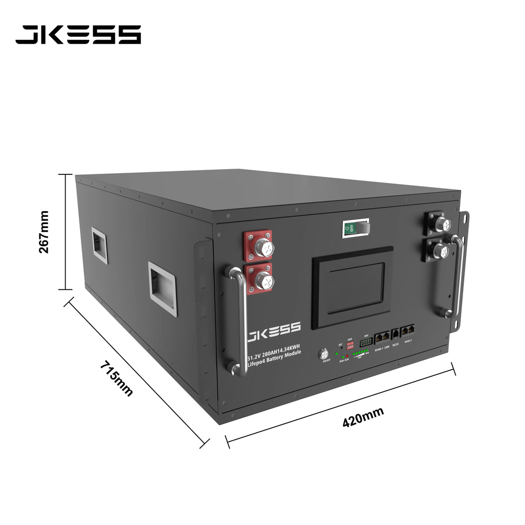 Poland EU Stock Jkess 6u Battery Box 320 16S 48V 314Ah Lifepo4 With JK BMS V19 200a Diy Jkess Lifepo4 Box Solar Energy Battery