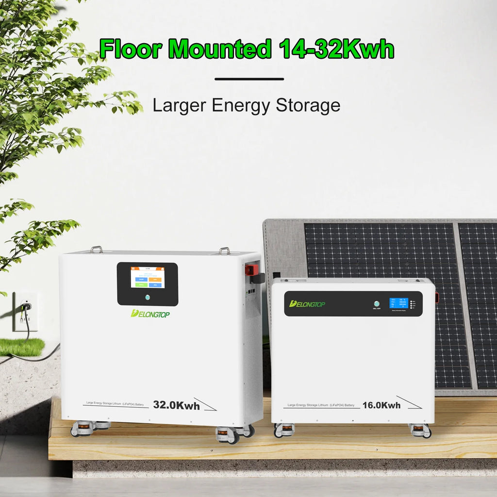 Portable 51.2V 15KWH 30KWH 32KWH Solar Lithium Battery Mobile Design Lifepo4 Deep Cycle Home Off-Grid/Backup Power 10 Year PRIME RJ SOLAR PH