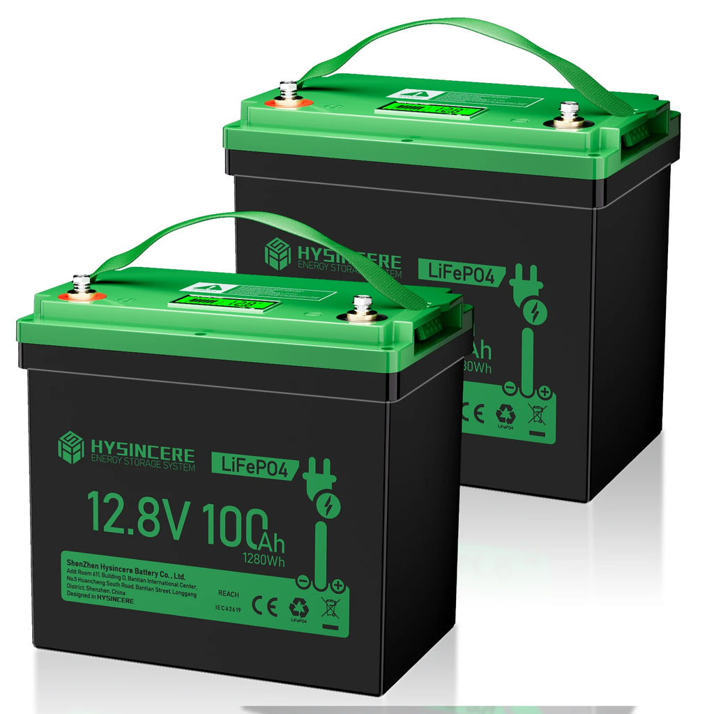 Mini Battery Pack 12.8V 100Ah 6000 Cycles Lithium Battery for RV Trolling Motor Yacht Camping