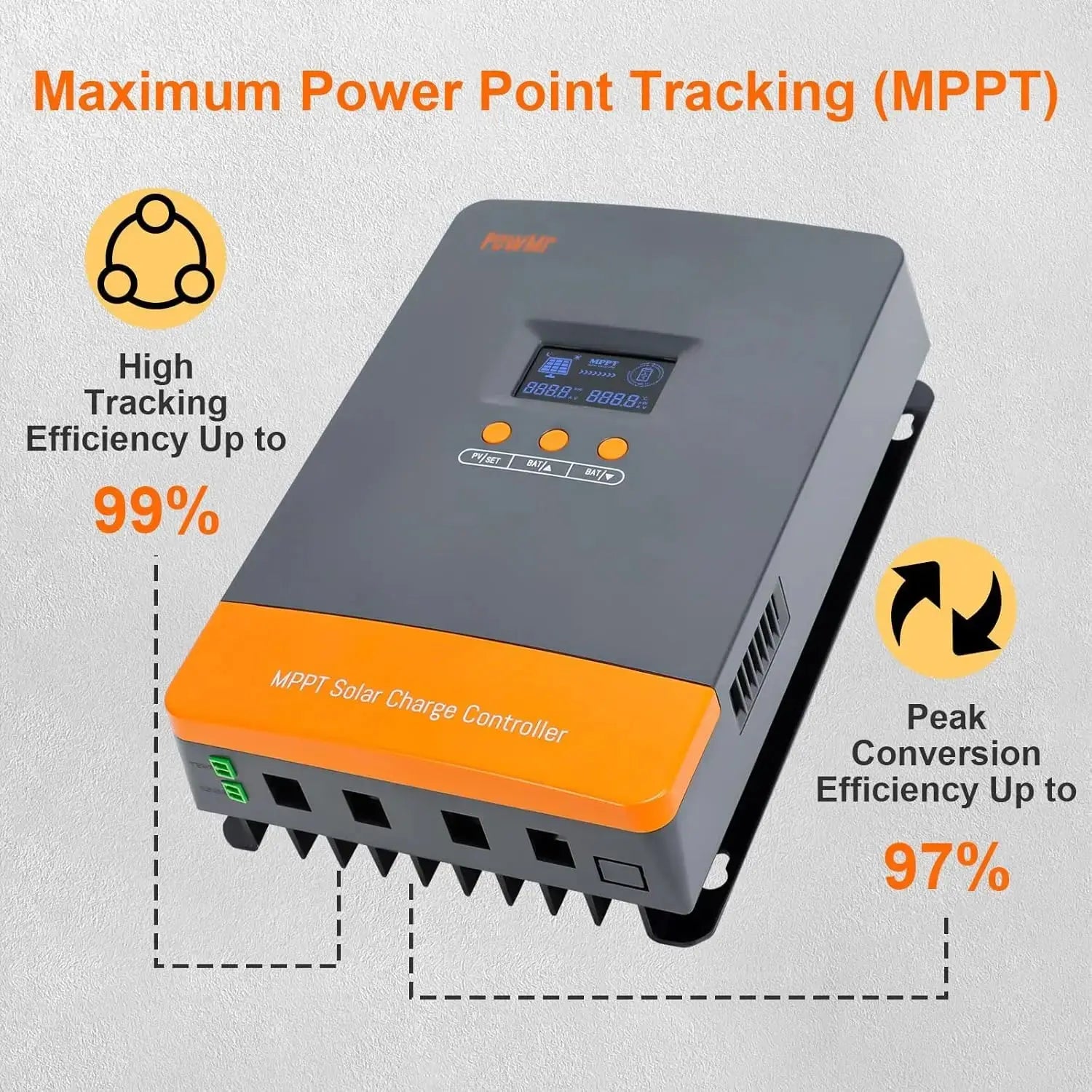 PowMr 60A MPPT Solar Charge Controller PRIME RJ SOLAR PH