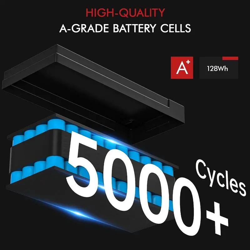 12V 10Ah Deep Cycle Battery BMS 5-Year Warranty Waterproof LiFePO4 Battery for Power Wheels Fish Finder UPS Solar Battery